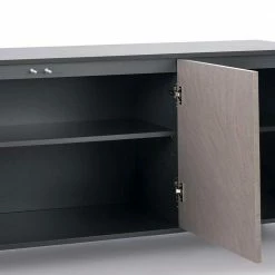 165x76x47 3-türiges Sideboard Mit Front Hellgrau - Nashville -Landuva Shop 165x76x47 3 tueriges sideboard mit front hellgrau hpl korpus anthrazit nashville 05