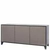165x76x47 3-türiges Sideboard Mit Front Hellgrau - Nashville