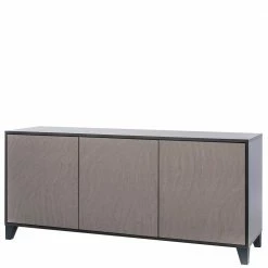 165x76x47 3-türiges Sideboard Mit Front Hellgrau - Nashville