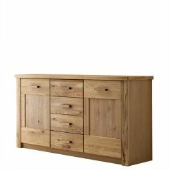 165x87x44 Sideboard In Asteiche Auf Sockel - Zamron