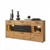 165x94x42 Sideboard Mit Glas & LED - Jalzico -Landuva Shop 165x94x42 sideboard mit glas led in wildeiche dunkelgrau jalzico f