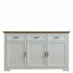 166x102x48 Landhaus Sideboard Mit Türen - Sinolita