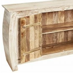 166x85x40 Cm Akazie Sideboard In White Wash - Omie -Landuva Shop 166x85x40 cm akazie sideboard in white wash mit schnitzerei 2 tuerig omie 03