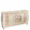 166x85x40 Cm Akazie Sideboard In White Wash - Omie