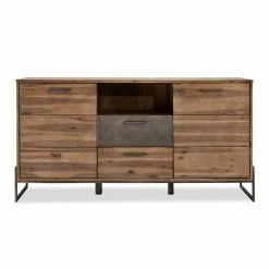 167x87x50 Factory Style Sideboard Aus Akazie - Intinesta 4 167x87x50 Factory Style Sideboard Aus Akazie - Intinesta -Landuva Shop 167x87x50 factory style sideboard aus akazie massiv stahl intinesta 02
