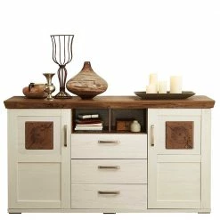 169x91x47 Country Style Anrichte In Weiß - Noiala