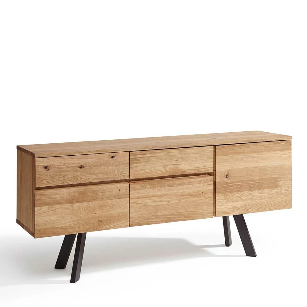 170x79x43 Industry Kommode aus Wildeiche & Stahl - Sympatia 170x79x43 Industry Kommode Aus Wildeiche & Stahl - Sympatia -Landuva Shop 170x79x43 industry kommode aus wildeiche stahl mit 2 schubladen 3 tueren sympatia 01