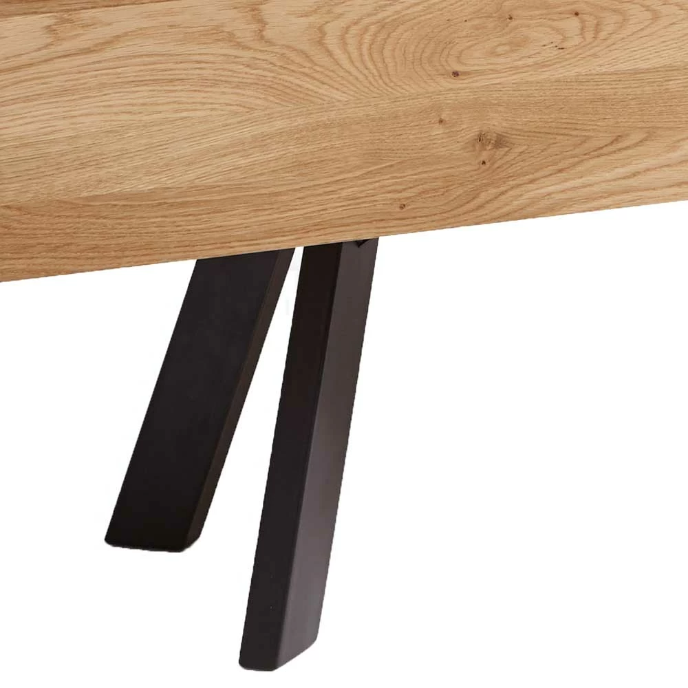 170x79x43 Industry Kommode aus Wildeiche & Stahl - Sympatia 170x79x43 Industry Kommode Aus Wildeiche & Stahl - Sympatia -Landuva Shop 170x79x43 industry kommode aus wildeiche stahl mit 2 schubladen 3 tueren sympatia 04