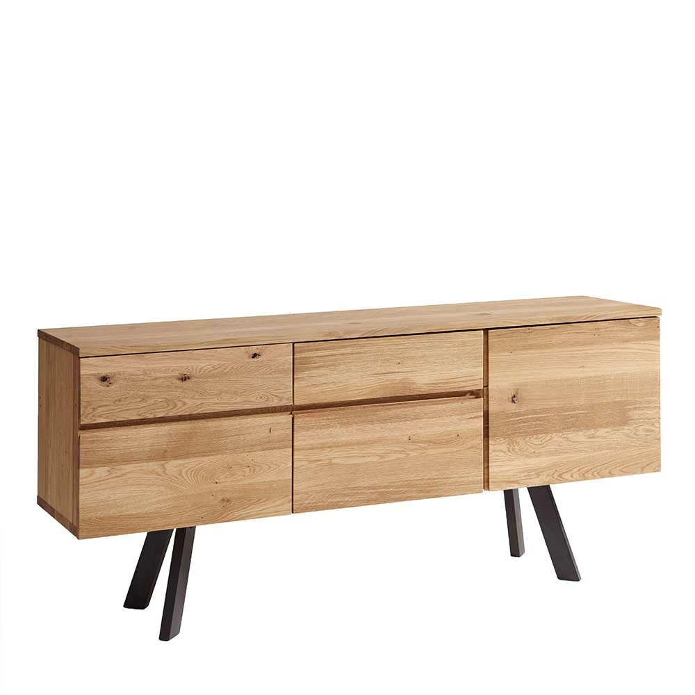 170x79x43 Industry Kommode aus Wildeiche & Stahl - Sympatia 170x79x43 Industry Kommode Aus Wildeiche & Stahl - Sympatia -Landuva Shop 170x79x43 industry kommode aus wildeiche stahl mit 2 schubladen 3 tueren sympatia f