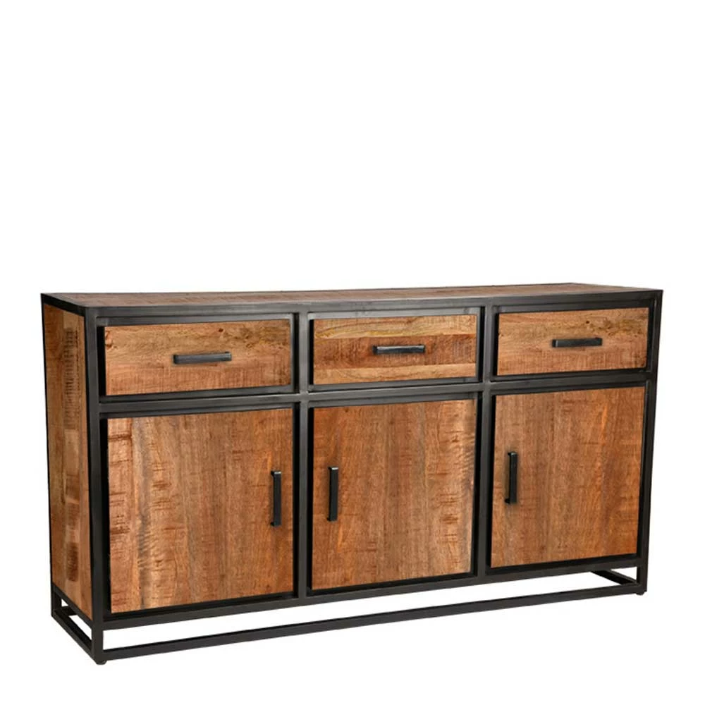 170x90x45 Industrial Sideboard mit Bügelgestell aus Metall - Piatrasun 170x90x45 Industrial Sideboard Mit Bügelgestell Aus Metall - Piatrasun -Landuva Shop 170x90x45 industrial sideboard mit buegelgestell aus metall in modernem design piatrasun f