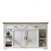 171x102x48 Sideboard In Weiß & Eiche - Sinolita