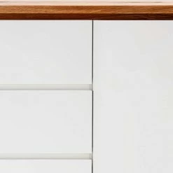 172x81x40 Kommode Zweifarbig - Vangels 5 172x81x40 Kommode Zweifarbig - Vangels -Landuva Shop 172x81x40 kommode zweifarbig in weiss eiche mit massivholz vangels 03