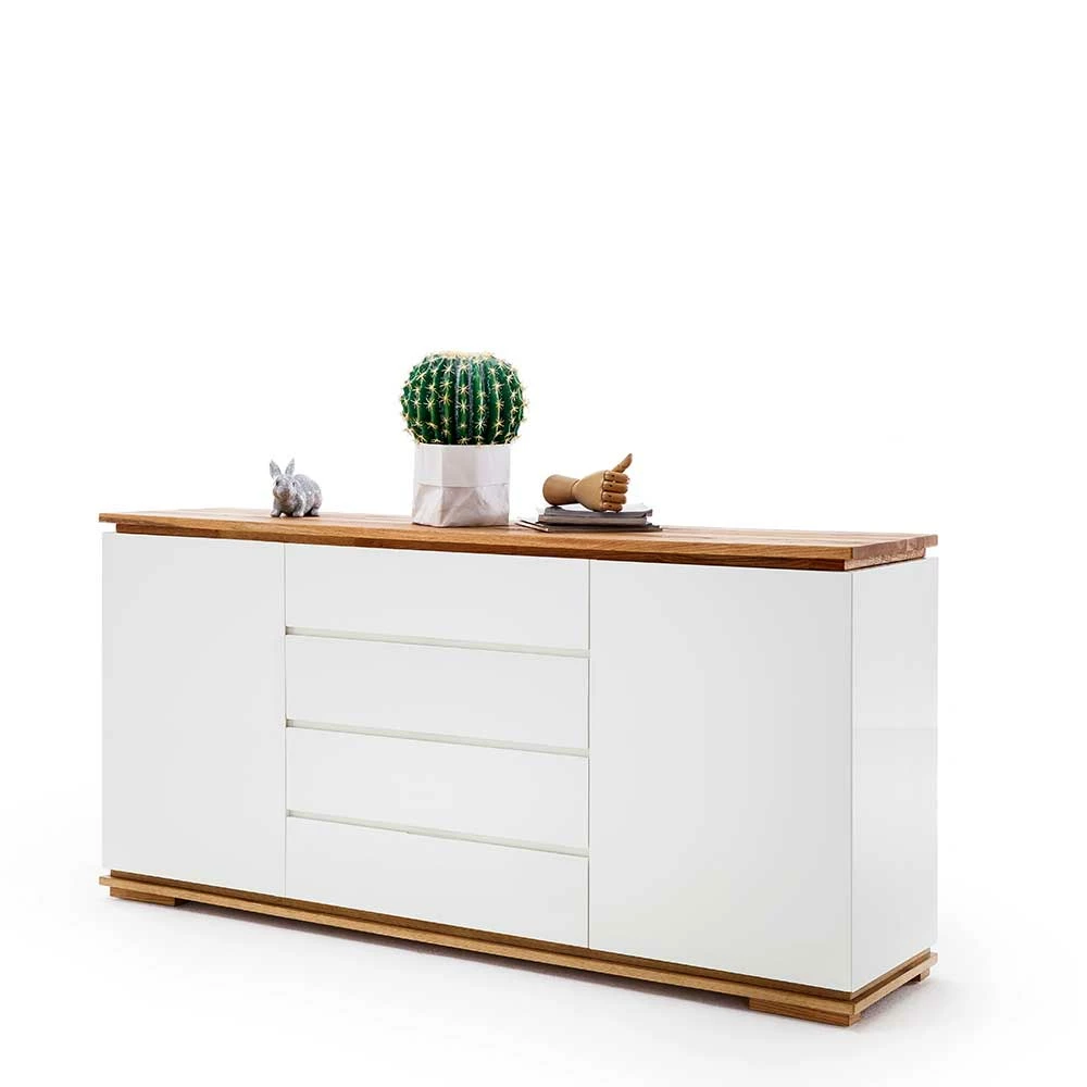 172x81x40 Kommode zweifarbig - Vangels 172x81x40 Kommode Zweifarbig - Vangels -Landuva Shop 172x81x40 kommode zweifarbig in weiss eiche mit massivholz vangels 04