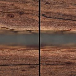 175x76x46 Sideboard In Akazie & Schwarz - Tyziona 7 175x76x46 Sideboard In Akazie & Schwarz - Tyziona -Landuva Shop 175x76x46 sideboard in akazie schwarz mit vier tueren metall buegelgestell tyziona 05