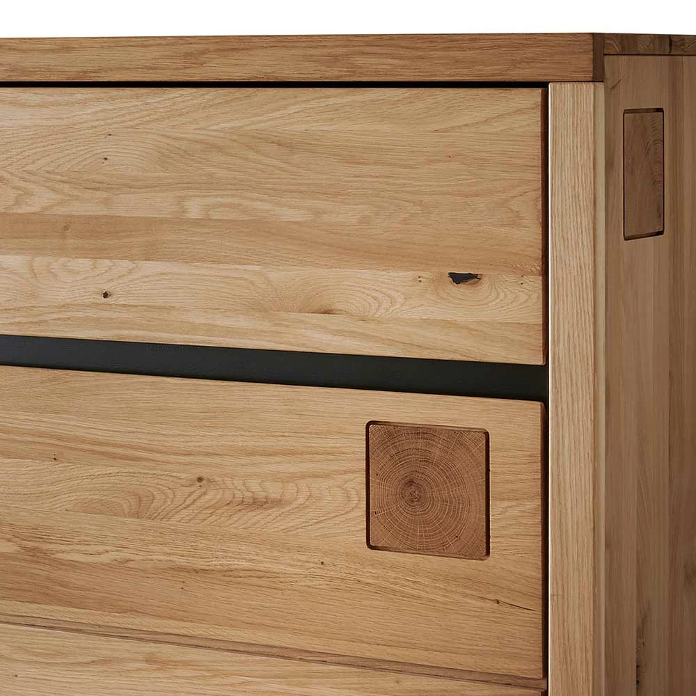 175x85x45 cm Massivholz Sideboard auf Sockel - Embleys 175x85x45 Cm Massivholz Sideboard Auf Sockel - Embleys -Landuva Shop 175x85x45 cm massivholz sideboard auf sockel aus wildeiche embleys 03