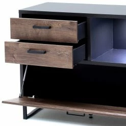 177x86x45 Design Sideboard In Eiche Dunkel Dekor - Emjedov 6 177x86x45 Design Sideboard In Eiche Dunkel Dekor - Emjedov -Landuva Shop 177x86x45 design sideboard in eiche dunkel dekor dunkelgrau emjedov 04