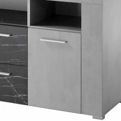 180x70x40 Betonoptik Sideboard Mit Metallgriffen - Evelba 6 180x70x40 Betonoptik Sideboard Mit Metallgriffen - Evelba -Landuva Shop 180x70x40 betonoptik sideboard mit metallgriffen in modernem design evelba 04