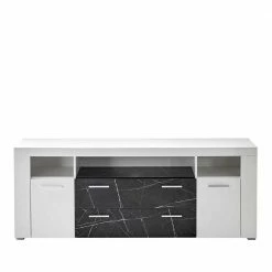 180x70x40 Cm Wohnzimmer Sideboard In Weiß - Vaffonia 4 180x70x40 Cm Wohnzimmer Sideboard In Weiß - Vaffonia -Landuva Shop 180x70x40 cm wohnzimmer sideboard in weiss anthrazit stein optik vaffonia 02