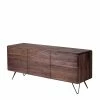 180x75x50 Holz Sideboard Aus Nussbaum - Rivossa 2 180x75x50 Holz Sideboard Aus Nussbaum - Rivossa -Landuva Shop 180x75x50 holz sideboard aus nussbaum mit metallfuessen rivossa f