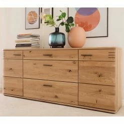 180x78x44 Sideboard Mit Furnier Eiche Bianco - Crupean -Landuva Shop 180x78x44 sideboard mit furnier eiche bianco metallgriffen crupean 02