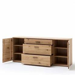 180x78x44 Sideboard Mit Furnier Eiche Bianco - Crupean -Landuva Shop 180x78x44 sideboard mit furnier eiche bianco metallgriffen crupean 03