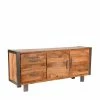 180x78x45 Cm Sideboard Aus Massivholz Mango - Suvernos 1 180x78x45 Cm Sideboard Aus Massivholz Mango - Suvernos -Landuva Shop 180x78x45 cm sideboard aus massivholz mango in natur mit metall in grau suvernos f