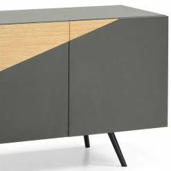 180x80x50 Design Anrichte Mit Drei Türen - Dioba 5 180x80x50 Design Anrichte Mit Drei Türen - Dioba -Landuva Shop 180x80x50 design anrichte mit drei tueren in anthrazit eiche furnier dioba 03