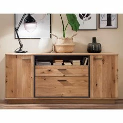 180x81x44 Sideboard In Asteiche Bianco - Vedreda 4 180x81x44 Sideboard In Asteiche Bianco - Vedreda -Landuva Shop 180x81x44 sideboard in asteiche bianco teilmassiv mit sockelgestell vedreda 02