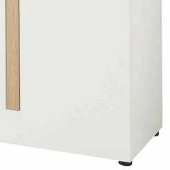 180x81x44 Sideboard In Weiß & Wildeiche Dekor - Cicek -Landuva Shop 180x81x44 sideboard in weiss wildeiche dekor 2 tuerig 3 schubladen fach cicek 04