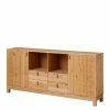 180x84x35 Kiefernholz Sideboard Im Skandi Design - Inzerena -Landuva Shop 180x84x35 kiefernholz sideboard im skandi design mit kunstledergriffen inzerena f