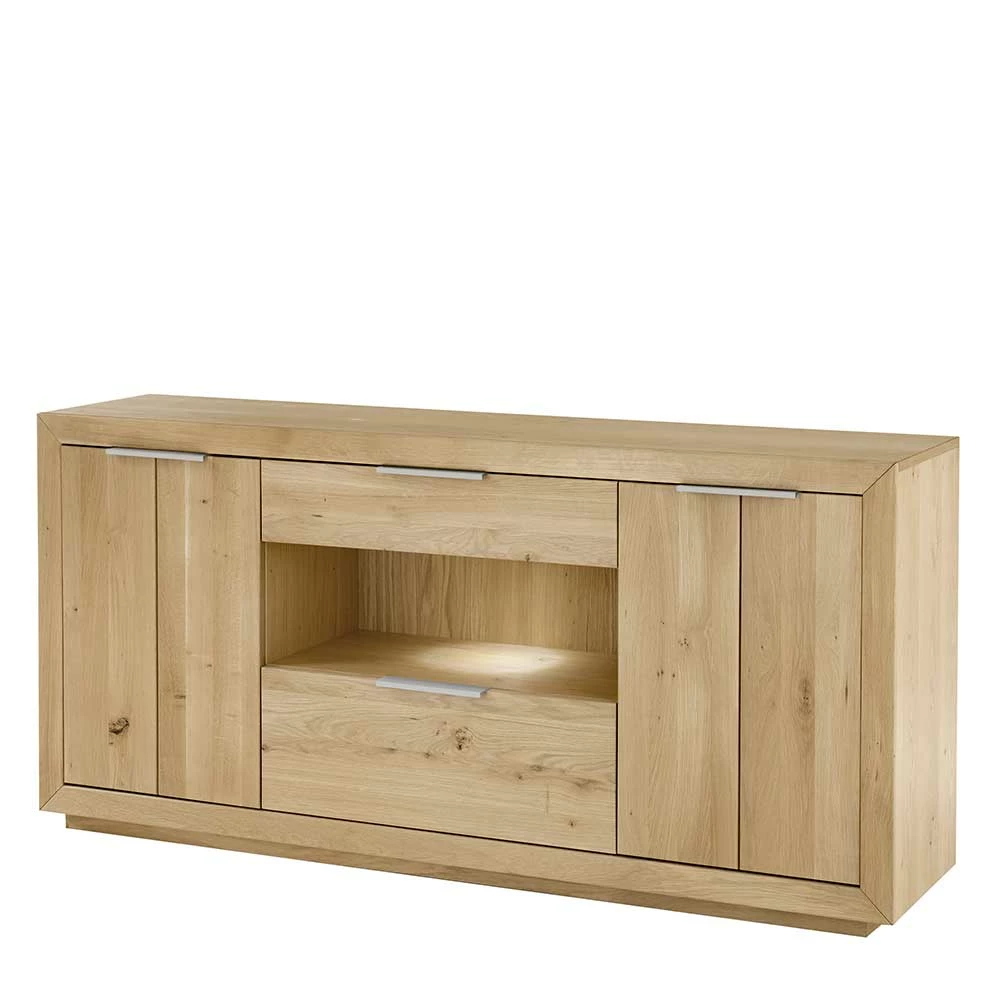 180x85x42 Sideboard in Wildeiche Bianco - Vegrilo 180x85x42 Sideboard In Wildeiche Bianco - Vegrilo -Landuva Shop 180x85x42 sideboard in wildeiche bianco furniert mit griffen aus metall vegrilo 01