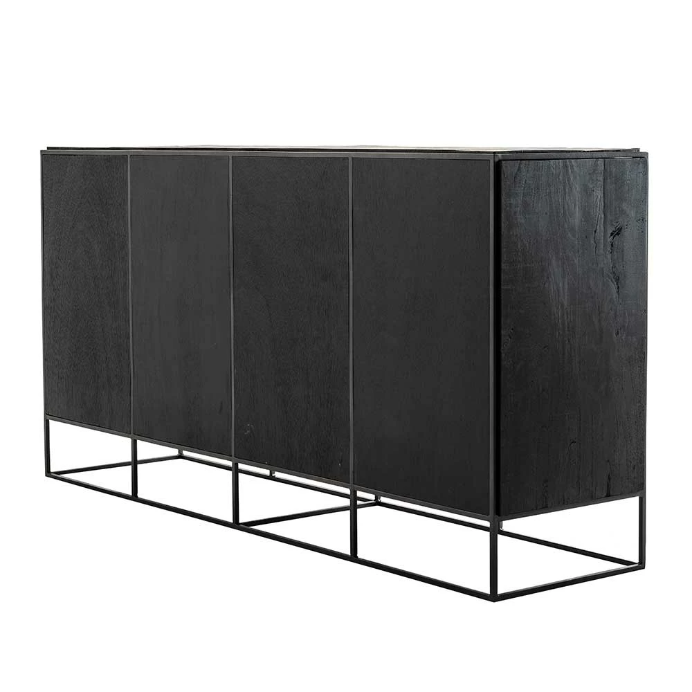 180x90x45 4-türiges Sideboard aus Recyclingholz - Enzilon 180x90x45 4-türiges Sideboard Aus Recyclingholz - Enzilon -Landuva Shop 180x90x45 4 tueriges sideboard aus recyclingholz eisen enzilon 05