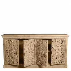 180x90x45 4-türiges Sideboard Im Ethno Stil - Runiasa 5 180x90x45 4-türiges Sideboard Im Ethno Stil - Runiasa -Landuva Shop 180x90x45 4 tueriges sideboard im ethno stil aus white wash holz mit schnitzerei runiasa 03