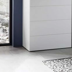 180x91x45 Anrichte In Weiß & Grau MDF - Risov -Landuva Shop 180x91x45 anrichte in weiss grau mdf melaminbeschichtet risov 03