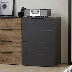 180x91x45 Anrichte Mit Vier Schubladen - Nivita -Landuva Shop 180x91x45 anrichte mit vier schubladen zwei tueren nivita 02