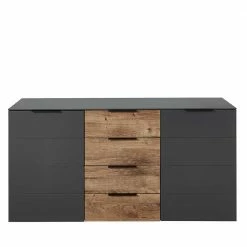 180x91x45 Anrichte Mit Vier Schubladen - Nivita -Landuva Shop 180x91x45 anrichte mit vier schubladen zwei tueren nivita 03