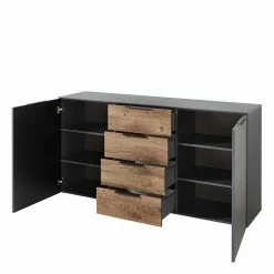 180x91x45 Anrichte Mit Vier Schubladen - Nivita -Landuva Shop 180x91x45 anrichte mit vier schubladen zwei tueren nivita 04