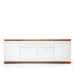 182cm Breite Kombi-Kommode Zweifarbig - Vangels -Landuva Shop 182cm breite kombi kommode zweifarbig in weiss eichefarben vangels 05