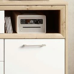 185x80x48 Sideboard Mit Klappe & Schubladen - Vindrosca 5 185x80x48 Sideboard Mit Klappe & Schubladen - Vindrosca -Landuva Shop 185x80x48 sideboard mit klappe schubladen tueren faechern in weiss wildeiche vindrosca 03