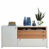 192x90x47 Design Sideboard Anrichte Zweifarbig - Connassa -Landuva Shop 192x90x47 design sideboard anrichte zweifarbig in weiss wildbuche dekor connassa f