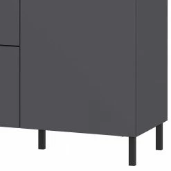 192x98x40 Hohes Sideboard In Dunkelgrau - Lurys 5 192x98x40 Hohes Sideboard In Dunkelgrau - Lurys -Landuva Shop 192x98x40 hohes sideboard in dunkelgrau mit wildeiche viel stauraum lurys 03