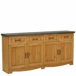 194x91x37 Kiefernholz Anrichte Im Landhausstil - Ostanzia