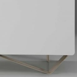 2-türige Design Kommode In Weiß & Nussbaum - Onesty 4 2-türige Design Kommode In Weiß & Nussbaum - Onesty -Landuva Shop 2 tuerige design kommode in weiss nussbaum mit buegelgestell aus metall onesty 02