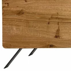 2-türige Kommode Mit Eiche Furnier Front - Yestinas -Landuva Shop 2 tuerige kommode mit eiche furnier front metallfuessen yestinas 02