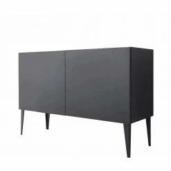 2-türiges Sideboard Mit Bodenfreiheit - Zialko III -Landuva Shop 2 tueriges sideboard mit bodenfreiheit in anthrazit 123x90 cm zialko iii 01