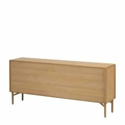200x86x45 Skandi Sideboard In Eiche - Grover -Landuva Shop 200x86x45 skandi sideboard in eiche mit drei tueren schubladen grover 02