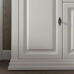 202x91x45 Country Anrichte In Weiß & Eiche - Henry -Landuva Shop 202x91x45 country anrichte in weiss eiche aus massivholz henry 03