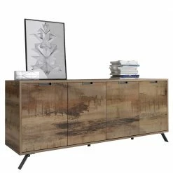 206cm Breites 4-türiges Sideboard Modern - Shinoria