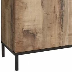 207x86x50 4-türiges Sideboard In Holz Verwittert - Andicu 4 207x86x50 4-türiges Sideboard In Holz Verwittert - Andicu -Landuva Shop 207x86x50 4 tueriges sideboard in holz verwittert und schwarz andicu 03