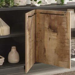 207x86x50 4-türiges Sideboard In Holz Verwittert - Andicu 5 207x86x50 4-türiges Sideboard In Holz Verwittert - Andicu -Landuva Shop 207x86x50 4 tueriges sideboard in holz verwittert und schwarz andicu 04